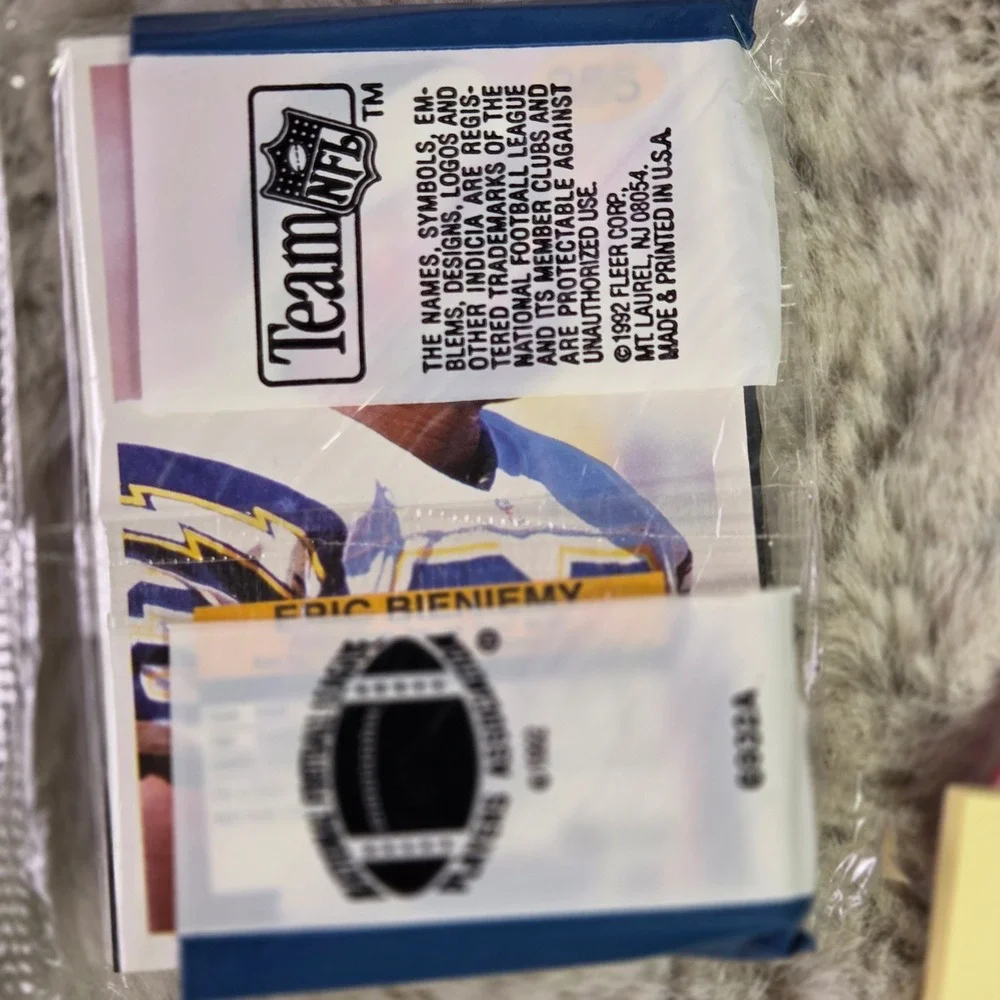 1992 Fleer Football Sealed Rack Pack 42 Cards Mark Rypien Performance